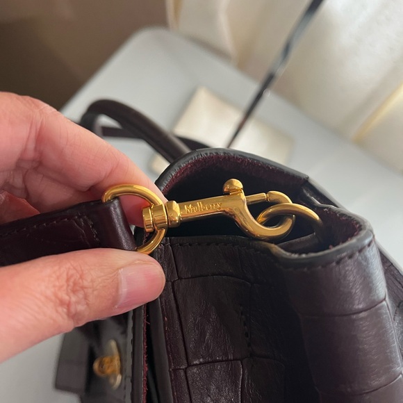 MULBERRY SMALL CROC EMBOSSED BAYSWATER - Picture 12 of 15